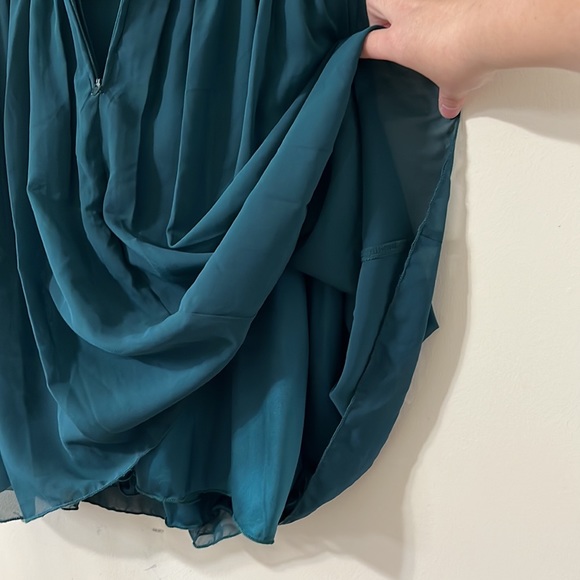 NEW Macy’s Speechless Emerald Green Sequin Lace Fit & Flare Formal Dress Size 13 - Picture 9 of 10